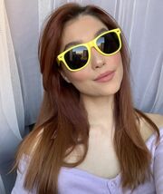 New Fashionista Yellow Black Men&#39;s Women&#39;s Sunglasses X398 - $9.99
