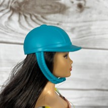 Mattel Barbie Doll Teal Blue Horse Riding Helmet Hat Horse Equestrian Equine - £2.78 GBP