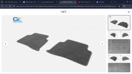 Hyundai Tucson Rear Floor Carpet Liner Cover Mat Oem 2019 - 2021 -SET Of 2- - £37.29 GBP
