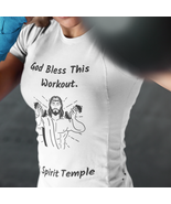 Women&#39;s Ideal Racerback Tank &quot;God Bless This Workout&quot; - $22.99