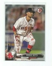 MOOKIE BETTS (Boston Red Sox) 2017 BOWMAN BASEBALL CARD #6 - £3.99 GBP