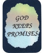 God Keeps Promises 3&quot; x 4&quot; Love Note Inspirational Sayings Pocket Card, ... - £3.18 GBP