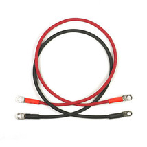 30&quot; Red &amp; Black Flexible Copper Welding Cables for RV, Car, Motorcycle - $196.52 MXN