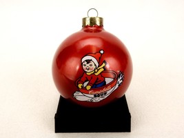 Campbell Kids Christmas Glass Ball Ornament, Crimson, 1996 Collector&#39;s E... - £15.60 GBP