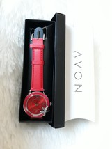AVON SEASIDE WATCH &quot;STARFISH&quot; (Quartz movement, Strap Band) CORAL COLOR ... - $19.53