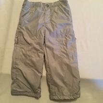 Size 18 24 mo Gymboree snow pants winter insulated cargo gray blue boys new - £15.65 GBP