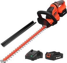 MAXLANDER Cordless Hedge Trimmer with 22”Dual-Action Blade, Include 20V ... - $116.99