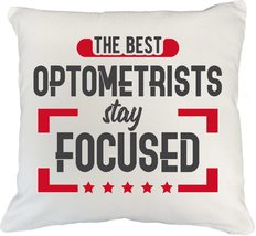 Make Your Mark Design Stay Focused. Witty White Pillow Cover for Optomet... - $24.74+