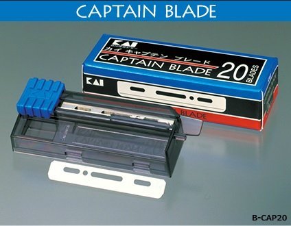 Kai Japanese Steel Barber Injector Razor Blades Captain Replacement Shave (20 pi - $22.67