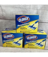 3 New Clorox Ready Mop Refill 8 Absorbent Mopping 2005 Vintage Total Of ... - $457.92 MXN