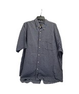 Abercrombie and Fitch Mens Size L Short Sleeve Button Up Front Shirt Blu... - £11.72 GBP