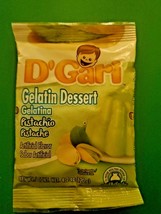 2 Pack D'gari Gelatin Dessert Pistachio FLAVOR/GELATINA De Pistacho - $11.88
