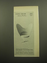 1960 George Tanier Cone Chair by Verner Panton Advertisement - $14.99