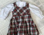 American Girl Molly School Outfit Plaid Jumper &amp; Blouse~Pleasant Company... - £29.02 GBP