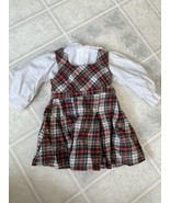 American Girl Molly School Outfit Plaid Jumper &amp; Blouse~Pleasant Company... - £28.56 GBP