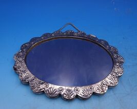 Asian Sterling Silver Mirror Oval Hanging with Chain 8 1/4&quot; x 6 1/8&quot; (#6... - €247,37 EUR