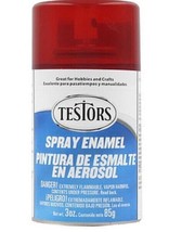 Testors Spray Enamel Spray Paint, 1605 Gloss Custom Red, 3 Oz. - £7.82 GBP