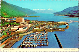 Postcard Alaska Juneau Capital City Gastineau Channel Bridge to Douglas. 6 x 4&quot; - £3.95 GBP