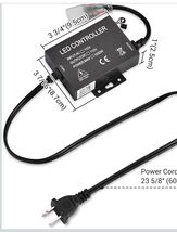 110-120V 1500W 23 Key LED Controller for 5050 LED Neon Rope Light - $29.58