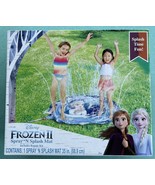 Disney Frozen II Water Sprinkler Spray N&#39; Splash Mat, Outdoor Play Fun, ... - $15.99