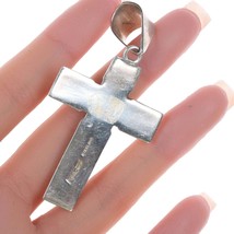 Ray Tracey Knifewing Navajo Sterling Turquoise, and Lapis Cross pendant - £233.45 GBP