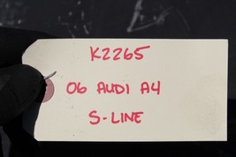 2006-08 AUDI A4 QUATTRO AIR INTAKE AIR DUCT TUBE HOSE K2266 image 10