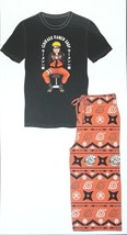 Naruto Shippuden Collection Men&#39;s 2 Piece Sleep Tee &amp; Pant Set (Size S)~ New!!! - £17.36 GBP