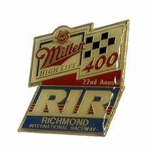 Miller High Life 400 Richmond Raceway Virginia Race Racing Enamel Lapel ... - £6.34 GBP