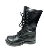 Corcoran Combat Jump Boots 1515 Women 6.5 M Black Leather Cap Toe USA Military - $89.99