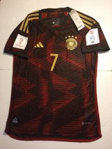 Kai Havertz Germany 2022 World Cup Qatar Match Slim Fit Black Away Socce... - $1,299.30 MXN