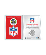 NEW ENGLAND PATRIOTS NFL Helmet JFK Half Dollar Coin w/ Display Case LIC... - $18.11 CAD