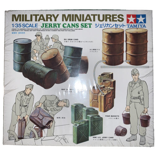 Tamiya Military Miniatures Model Jerry Cans set brand new sealed - $14.73