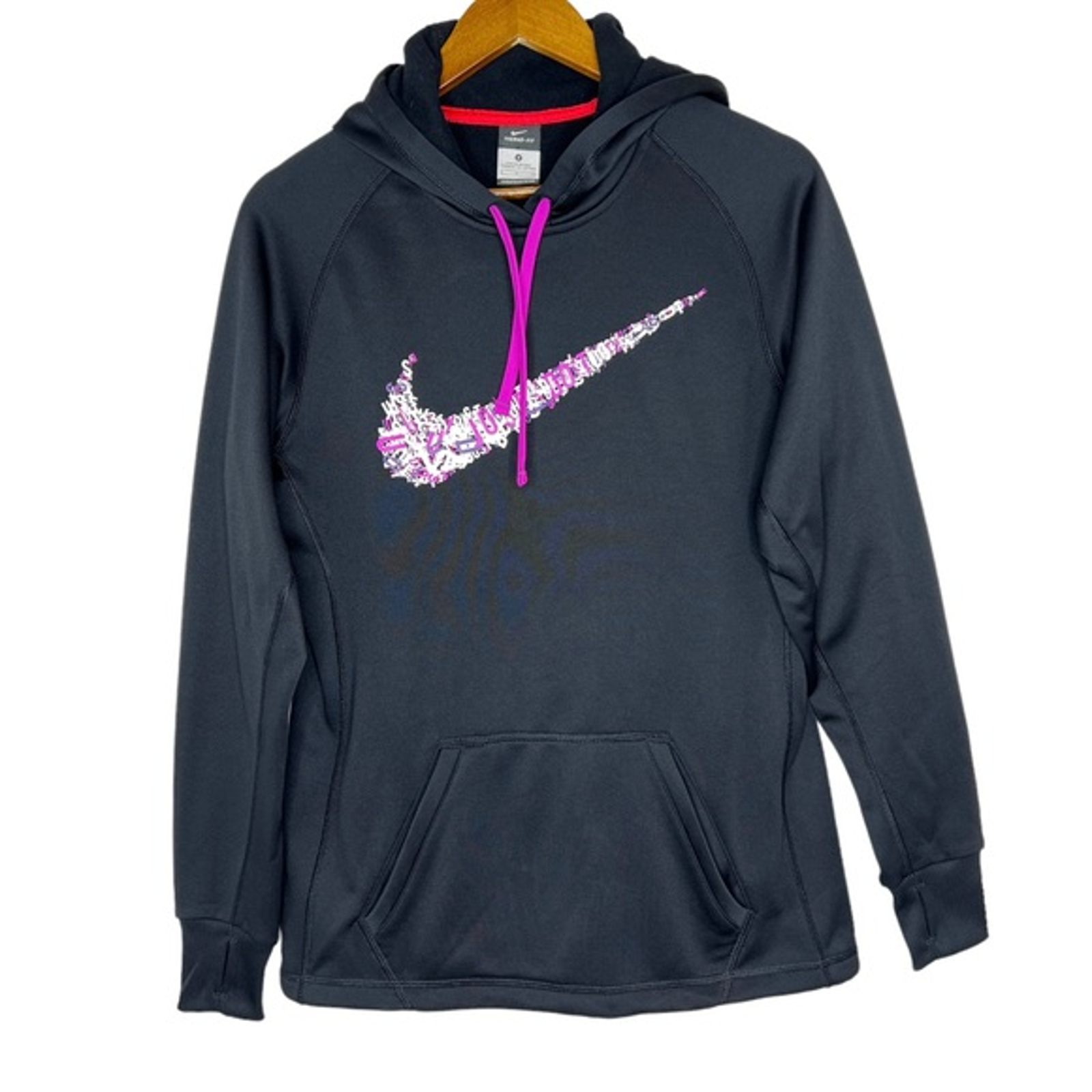 Nike Black Purple Pullover Athletic Jacket Size Small Women’s - $20.00