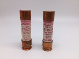 Ferraz Shawmut TR60R TRI-ONIC Dual Element Time Delay Fuse 60A 250VAC Tested Lo - £14.27 GBP