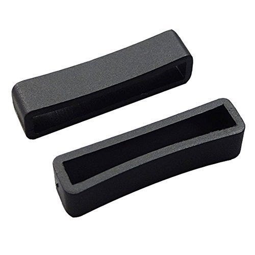 Bluemoona 100 PCS - Rectangle Plastic Dee Ring D webbing Belt ribbon buckle 1.5