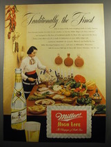 1951 Miller High Life Beer Advertisement - Traditionally the Finest - £14.50 GBP