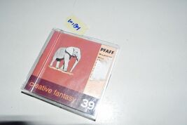 Pfaff  #39 Embroidery Card Creative Fantasy Wildlife 7570 7560 2140 2170... - $28.80