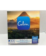 Spin Master Calm Waterfall Mountain Mindful Puzzle 300pcs Complete - $6.44