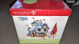  Department 56 “Frosty&#39;s Christmas Weather Station” 56787 North Pole Series - £69.76 GBP