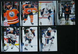 2020-21 Upper Deck UD Edmonton Oilers Series 1 Base Team Set of 7 Hockey Cards - £3.11 GBP