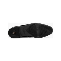 Stacy Adams Burke Moc Toe Saddle Slip On Dressy Shoes Black Suede 25676-008 image 6
