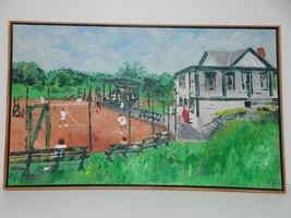 Rare Painting By Listed Artist Randy Owens, Western Maryland Championships - £276.97 GBP