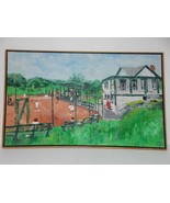 Rare Painting By Listed Artist Randy Owens, Western Maryland Championships - $475.40 CAD