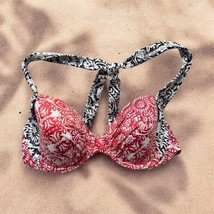 Tommy Bahama Womens 34B Halter Bikini Top Swimsuit Underwired Pink - $22.72