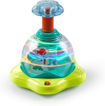Bright Starts Press &amp; Glow Spinner Cause And Effect Musical Baby, Age 6 ... - $41.99