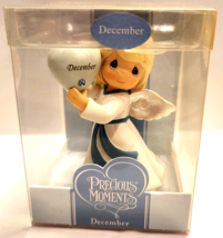 Precious Moments December Birthday Month Girl Angel Figure New in Box 3 inches - £8.83 GBP