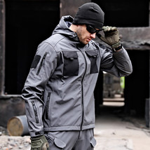 Tactical Soft Shell Jacket Tactical Windbreaker Waterproof Outdoor - £28.79 GBP+