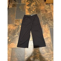 XL NEW black tek gear flare crop high rise pants Kohl’s with tags - £18.98 GBP