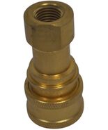 Commercial Extraction Brass Coupler-Female Quick Disconnect 1/4 Inch QB04BF - $25.95