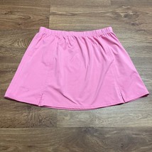 Bolle Sport Pink Tennis Skirt Womens Size Medium Slits Stretch Elastic Waisted - £15.65 GBP